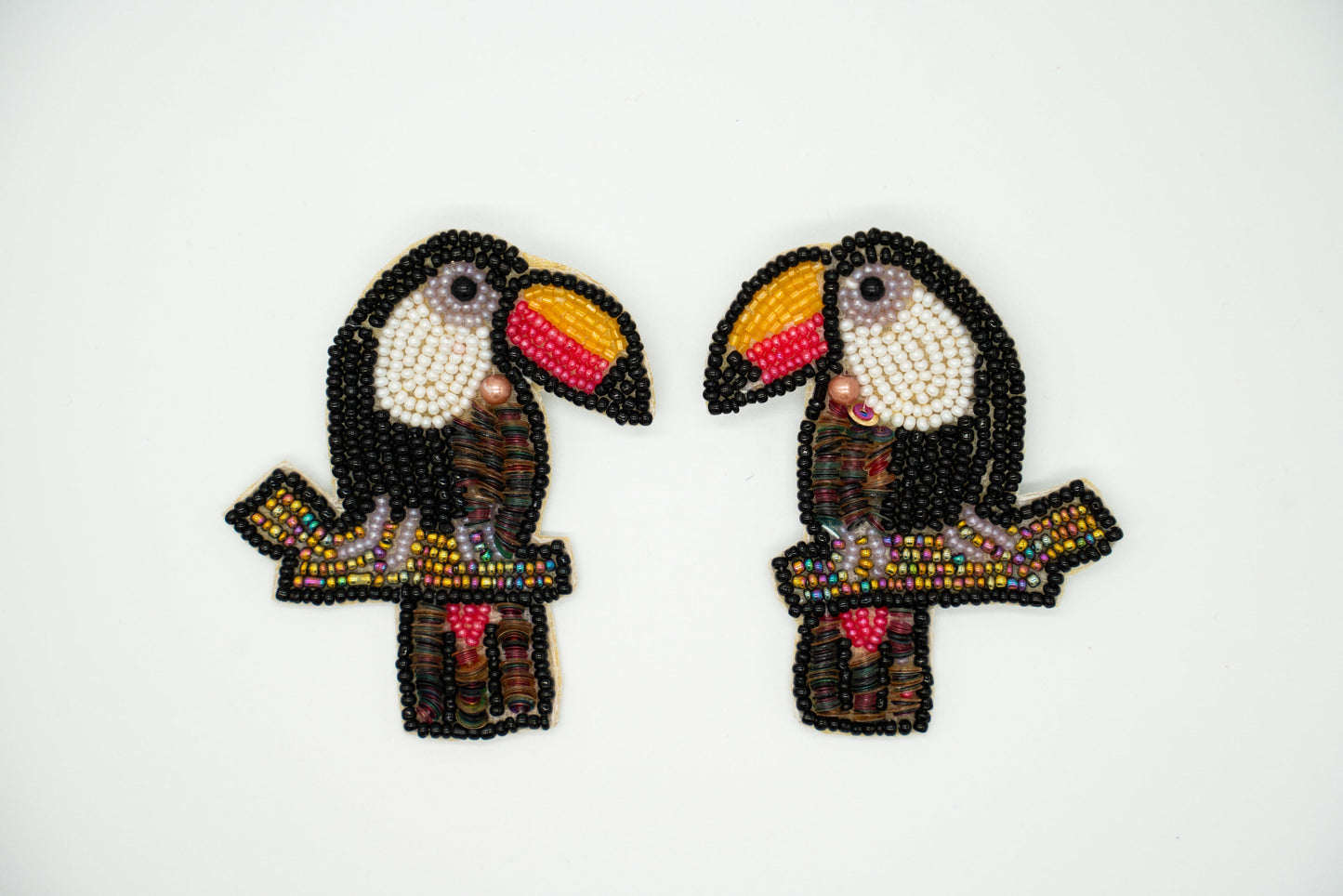 Statemnet Toucan Bird Earrings for Boho Look