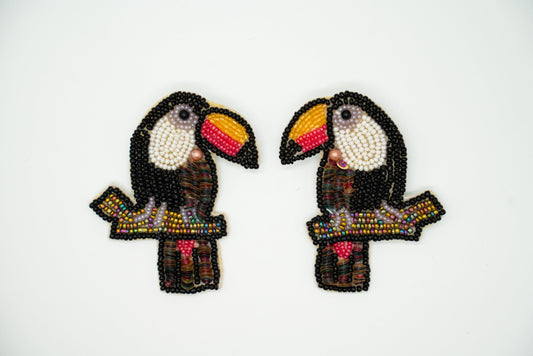 Statemnet Toucan Bird Earrings for Boho Look