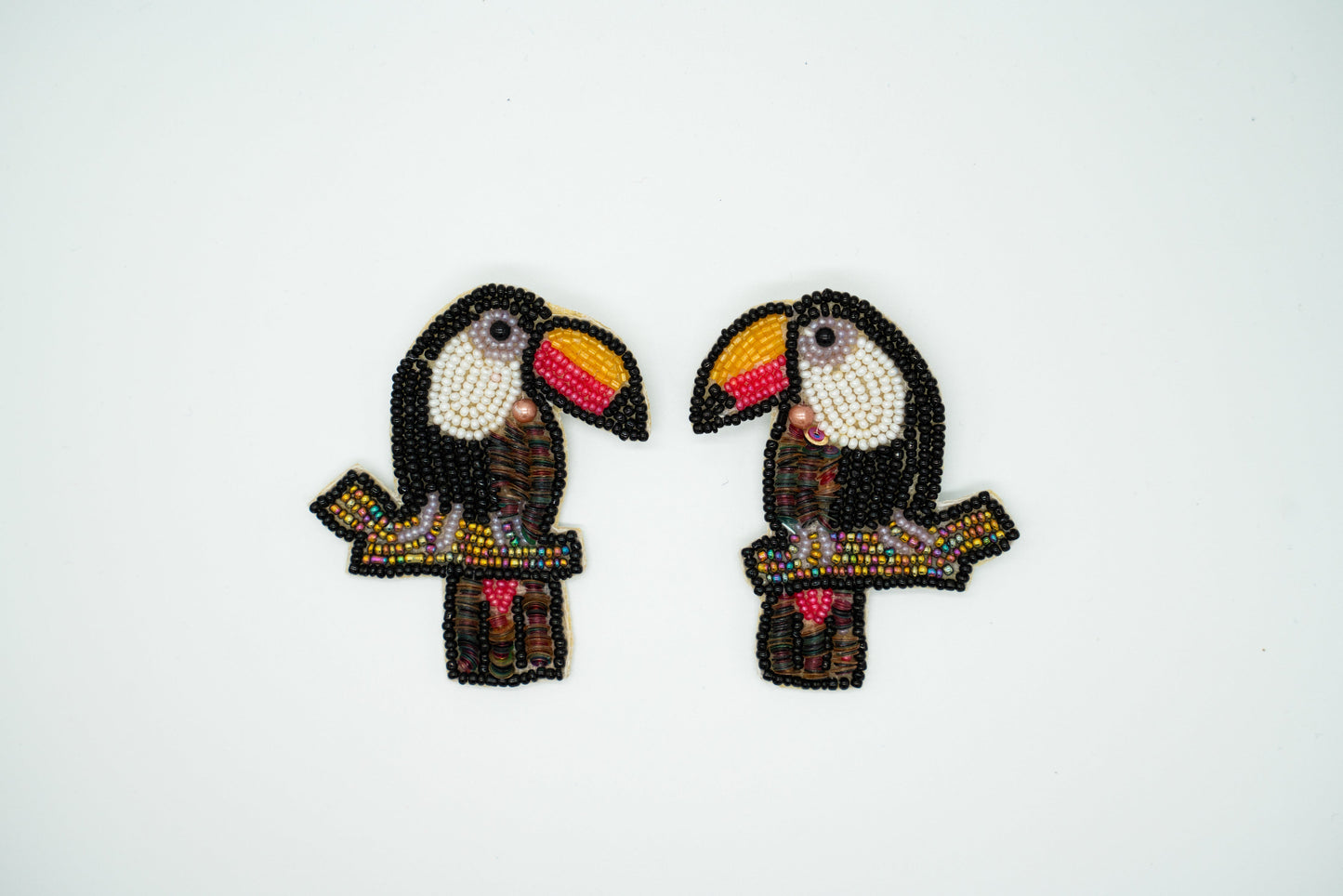 Statemnet Toucan Bird Earrings for Boho Look