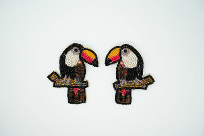 Statemnet Toucan Bird Earrings for Boho Look