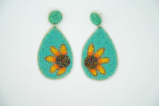 Bold Sunflower Petal Earrings