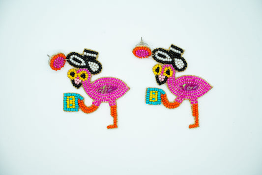 Party Flamingo Earrings
