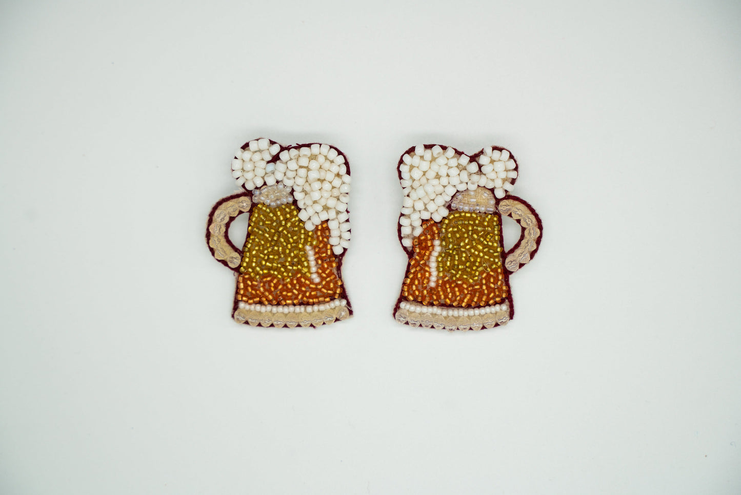 Chilled Beer Mug Earrings