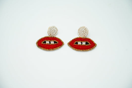 Lips Don't Lie Statement Earrings