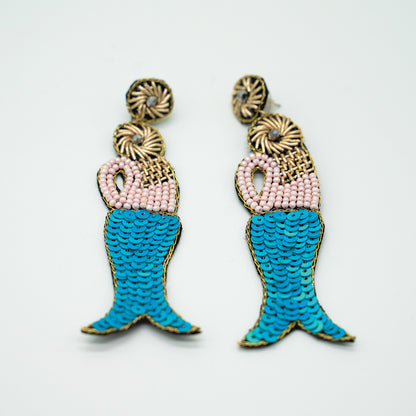 Mermaid Earring Beach Inspired
